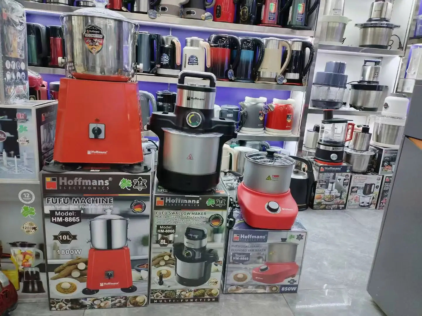Strong Quality 220V Africa Making Food Easy 8L Household Electric Appliances UK Plug 2000W Electric FUFU Swallow Maker