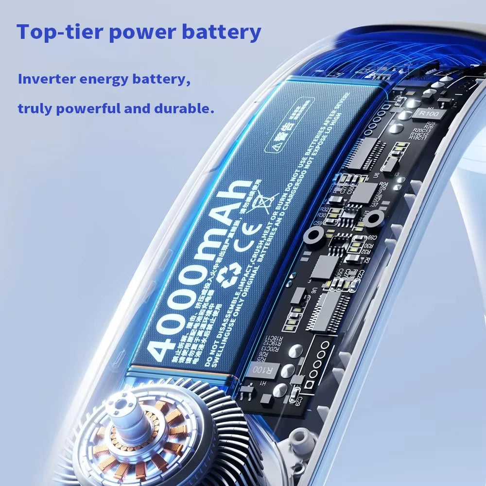 High Quality Wholesale Neck Fan Bladeless Mini Silent Summer Wearable Fan 2400Mah Five Speeds Cooling Air Cooler