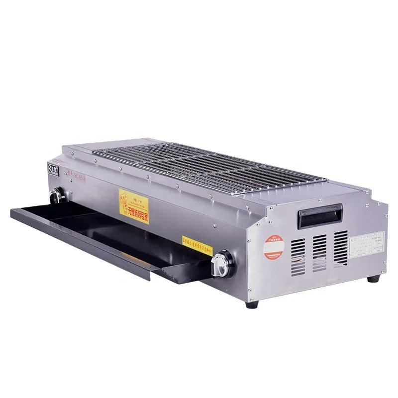 China SC Hot Seller Smokeless Gasbbq Grill Heating Tube Bbq Grill Commercial Electric Grill with Stainless Steel Housing