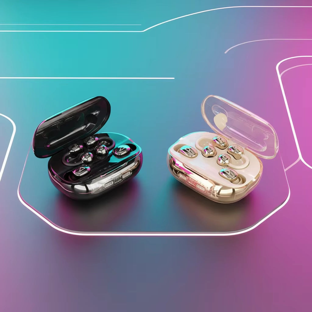 2026 New GT630S Retro Camera Style Clip-On Earrings Wireless Earphones V5.4 IPX-5 Waterproof JL ANC/ENC Bass Boost High-Value