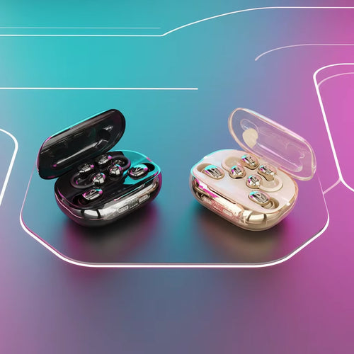 2026 New GT630S Retro Camera Style Clip-On Earrings Wireless Earphones V5.4 IPX-5 Waterproof JL ANC/ENC Bass Boost High-Value