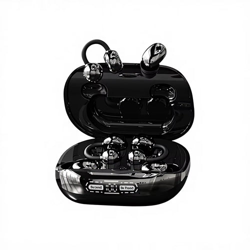 2026 New GT630S Retro Camera Style Clip-On Earrings Wireless Earphones V5.4 IPX-5 Waterproof JL ANC/ENC Bass Boost High-Value